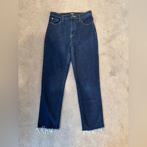 BDG size 28 Girlfriend High Rise Dark Blue Jeans